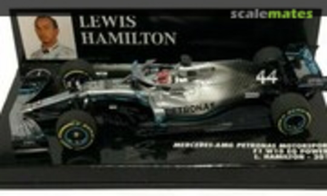 1:43 Mercedes AMG Petronas Formula One Team F1 W10 EQ Power 44 Lewis Hamilton 2019 (Minichamps 410190044)