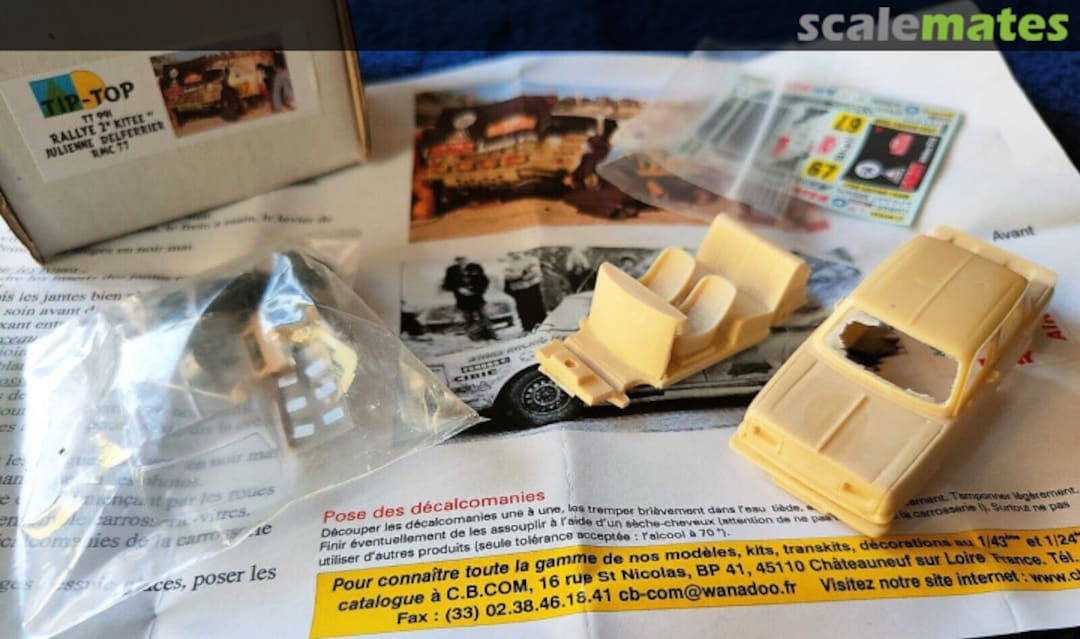 Boxart Simca 1000 Rallye 2 [584 LP 78] "PONY" TT991 TIP-TOP