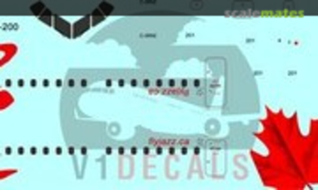 1:144 Air Canada Jazz BAe Avro 146-200 - RJ-85 (V1 Decals V1D0748-144) V1D0748-144
