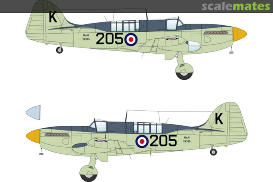 Boxart RAN Fairey Fireflies Korean War RRD7256 Red Roo Models Boxart RAN Fairey Fireflies Korean War RRD7256 Red Roo Models