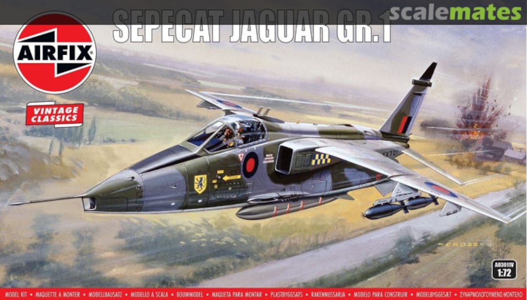 Boxart SEPECAT Jaguar GR.1 A03011V Airfix Boxart SEPECAT Jaguar GR.1 A03011V Airfix