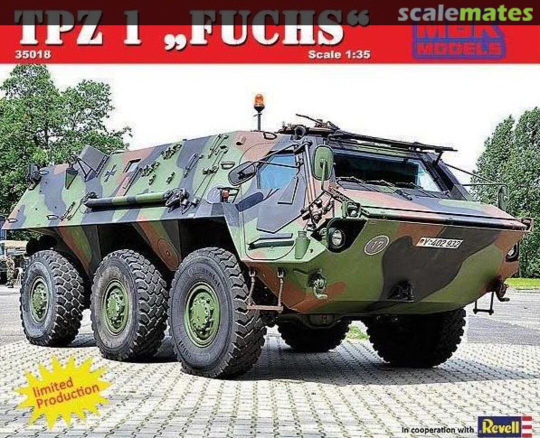Boxart TPZ 1 Fuchs 35018 MBK Models Boxart TPZ 1 Fuchs 35018 MBK Models