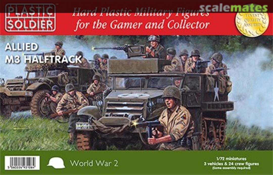 Boxart Allied M3 Halftrack WW2V20012 Plastic Soldier