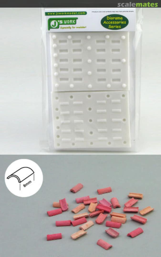 Boxart Silicone Mould for Making Roof Tiles (Small) PPA3076 J's Work Boxart Silicone Mould for Making Roof Tiles (Small) PPA3076 J's Work