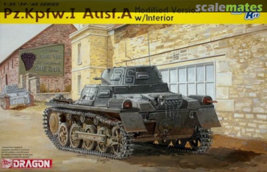 Boxart Pz.Kpfw. I Ausf. A 6356 Dragon Boxart Pz.Kpfw. I Ausf. A 6356 Dragon
