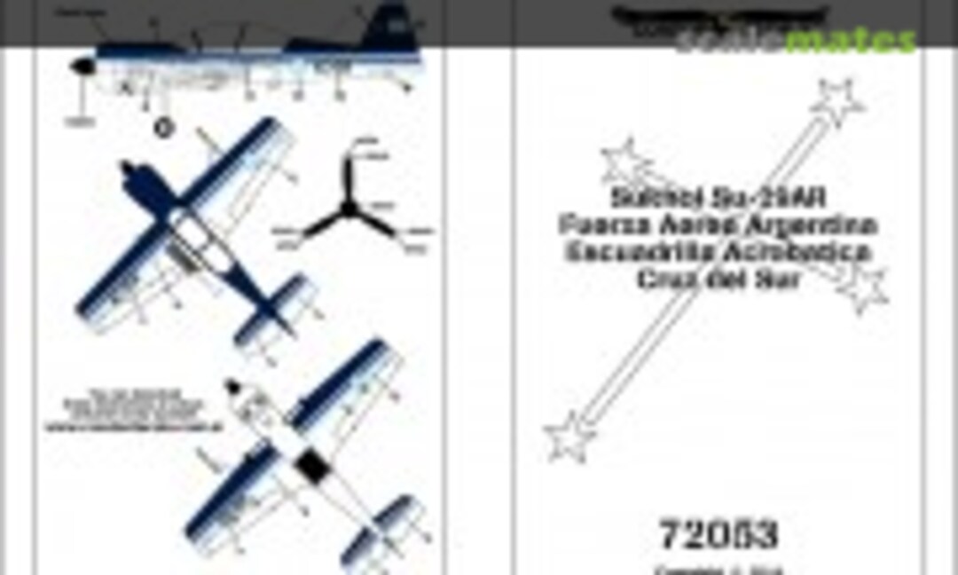 1:72 Sukhoi Su-29: Argentina Southern Cross Aerobatic team (Condor Decals 72053) 72053