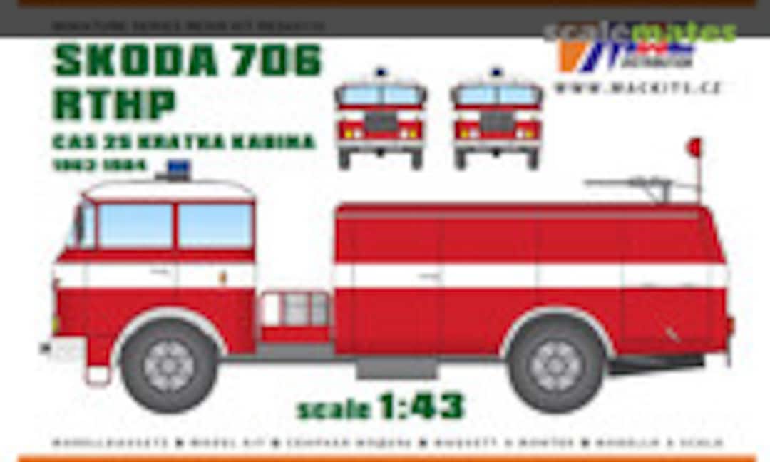 Škoda 706 RTHP CAS 25 krátká kabina 1962–1984 (MAC Distribution RES43110)
