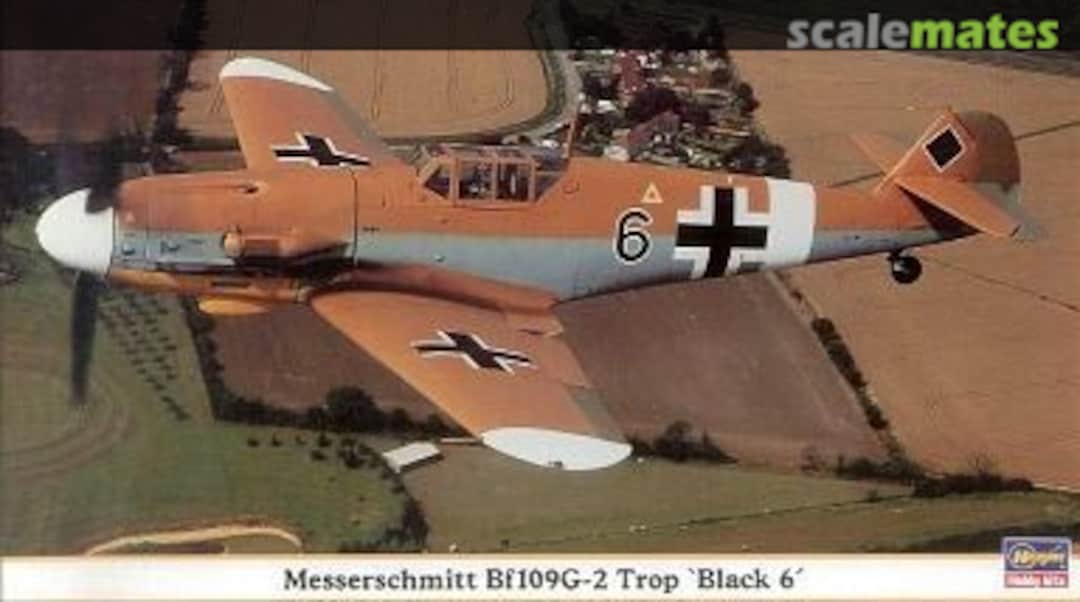 Boxart Messerschmitt Bf109G-2 Trop `Black 6´ 09499 Hasegawa Boxart Messerschmitt Bf109G-2 Trop `Black 6´ 09499 Hasegawa