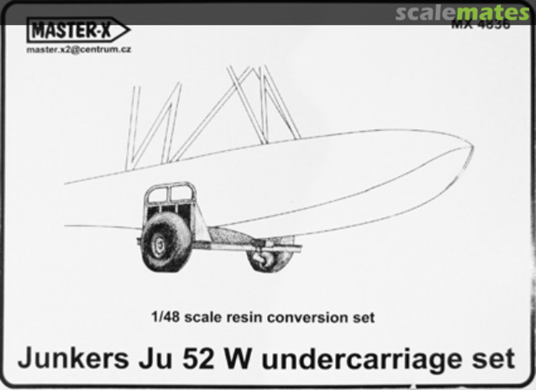 Boxart Junker Ju 52 W undercarriage set MX 4836 Master-X Boxart Junker Ju 52 W undercarriage set MX 4836 Master-X