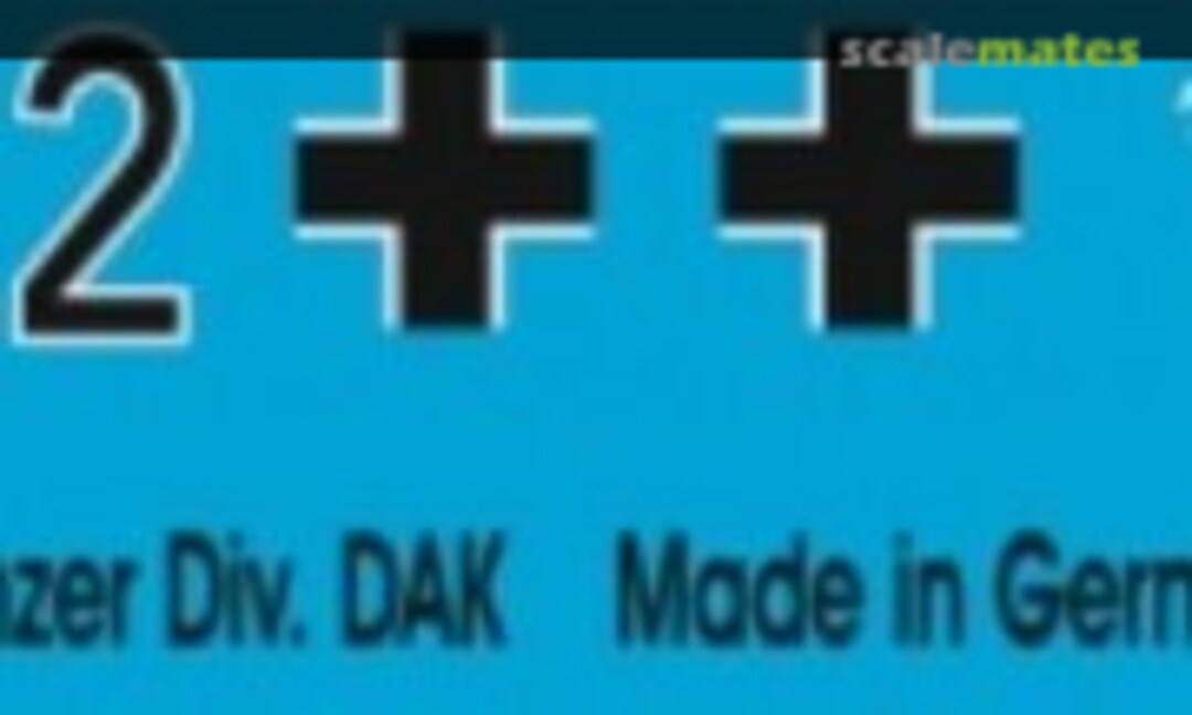 1:16 Panzer IV F2 4. Kompanie 5 Pz. Reg. 21. Panzer Div DAK (Peddinghaus-Decals EP 1603) EP 1603