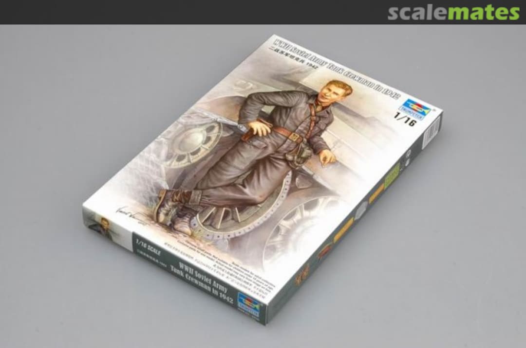 Boxart WWII Soviet Army Tank Crewman in 1942 00701 Trumpeter Boxart WWII Soviet Army Tank Crewman in 1942 00701 Trumpeter