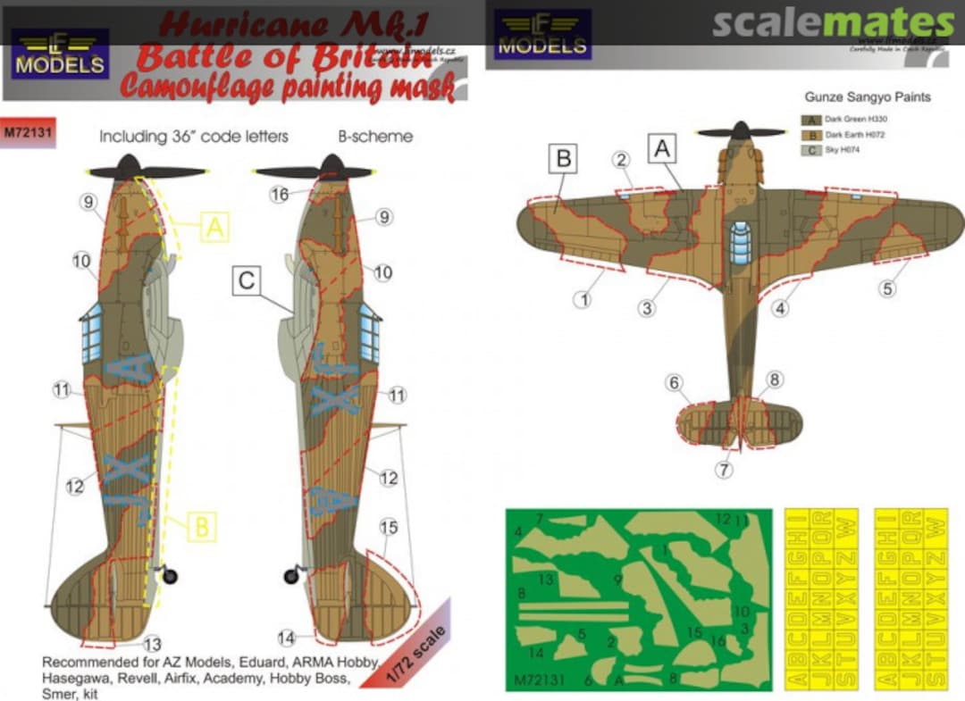 Boxart Hurricane Mk.1 Battle of Britain M72131 LF Models Boxart Hurricane Mk.1 Battle of Britain M72131 LF Models