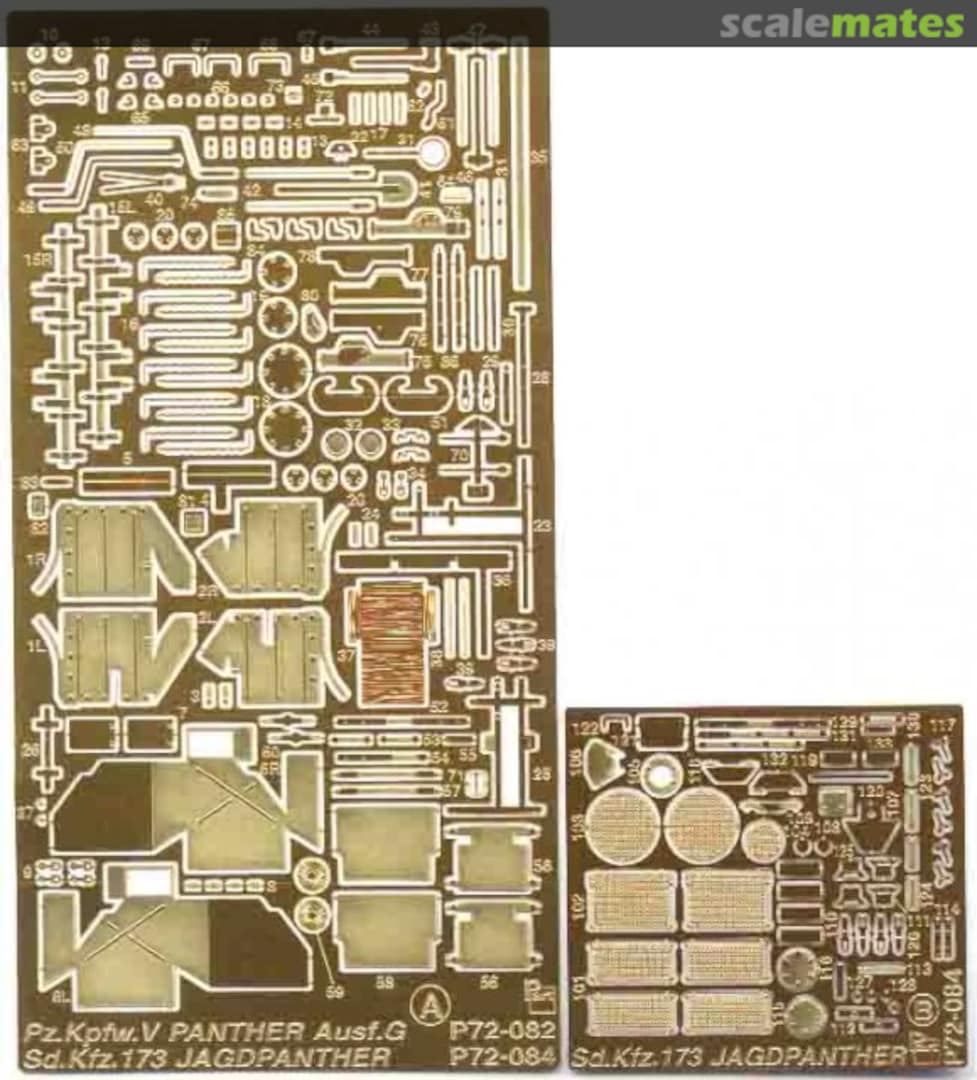 Boxart Sd.Kfz.173 Jagdpanther P72-084 Part Boxart Sd.Kfz.173 Jagdpanther P72-084 Part