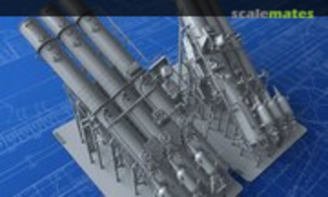 1:96 21" TR MKIV Triple Torpedo Tubes (Micro Master MM1249P) MM1249P