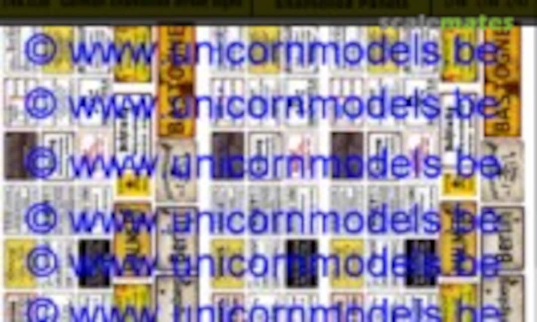 1:48 German Enamelled street signs (Unicorn Models 148.028) 148.028