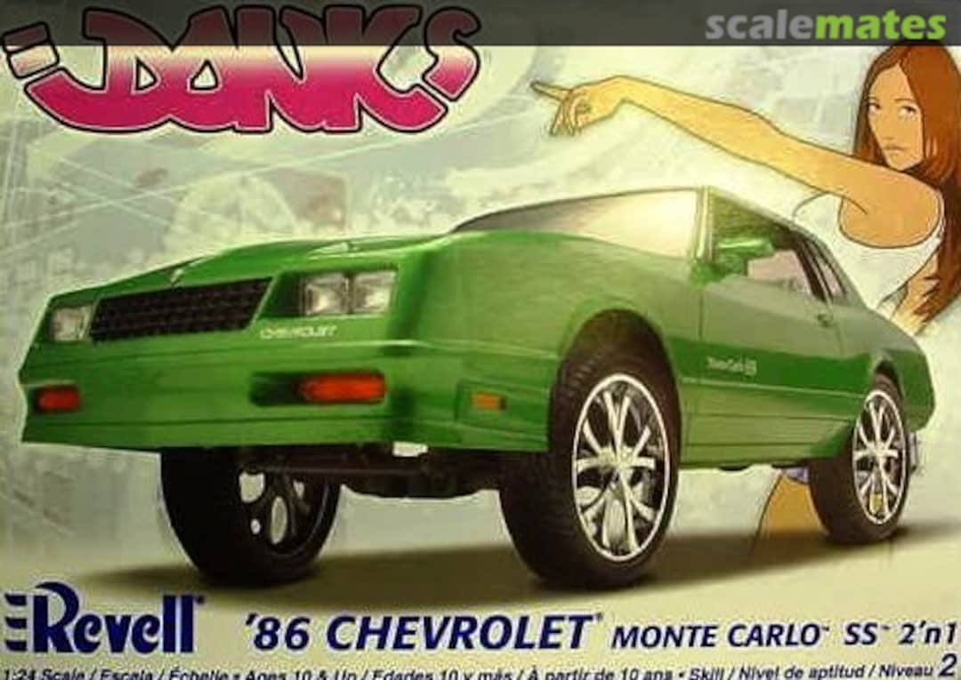 Boxart '86 Chevy Monte Carlo SS 2 'n 1 85-2053 Revell