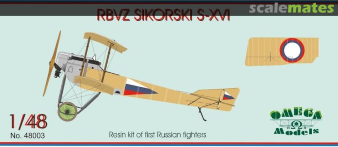 Boxart RBVZ Sikorsky S-XVI 48003 Omega Models Boxart RBVZ Sikorsky S-XVI 48003 Omega Models