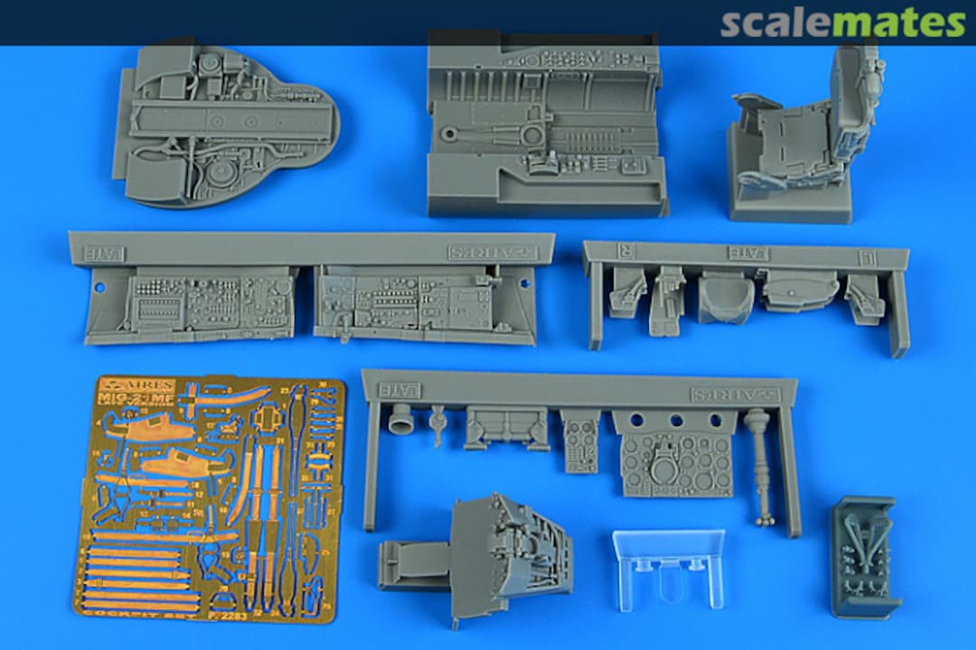 Boxart MiG-21 MF Fishbed J - Cockpit Set Late Version 2283 Aires Boxart MiG-21 MF Fishbed J - Cockpit Set Late Version 2283 Aires