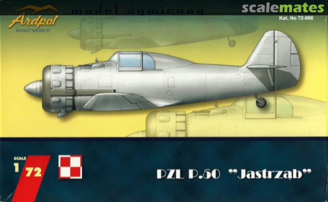 Boxart PZL P.50 "Jastrząb" 72-066 Ardpol Boxart PZL P.50 "Jastrząb" 72-066 Ardpol
