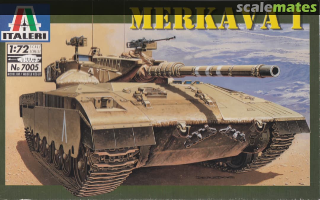 Boxart Merkava I 7005 Italeri Boxart Merkava I 7005 Italeri