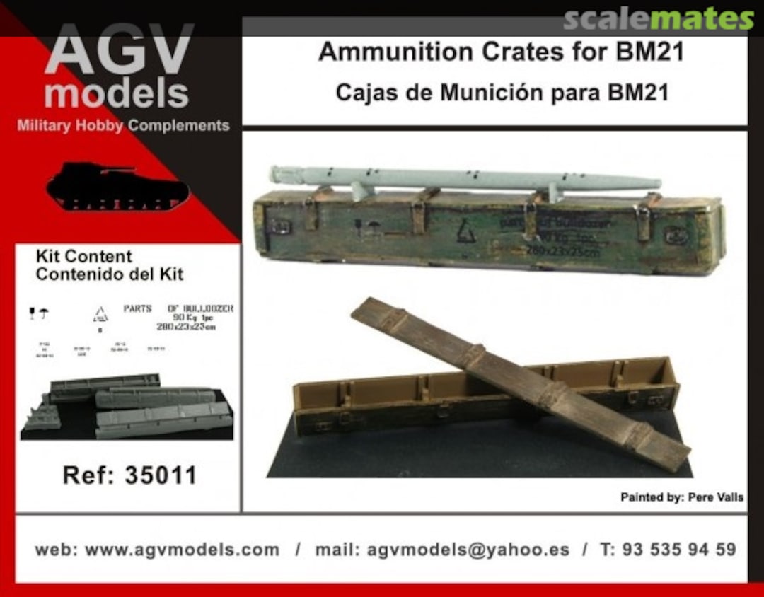 Boxart Ammunition Crates for BM21 35011 AGV Models Boxart Ammunition Crates for BM21 35011 AGV Models
