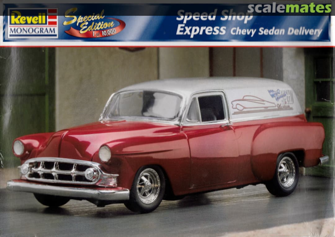 Boxart Chevy Sedan Delivery 53/54 85-2976 Revell Monogram Boxart Chevy Sedan Delivery 53/54 85-2976 Revell Monogram