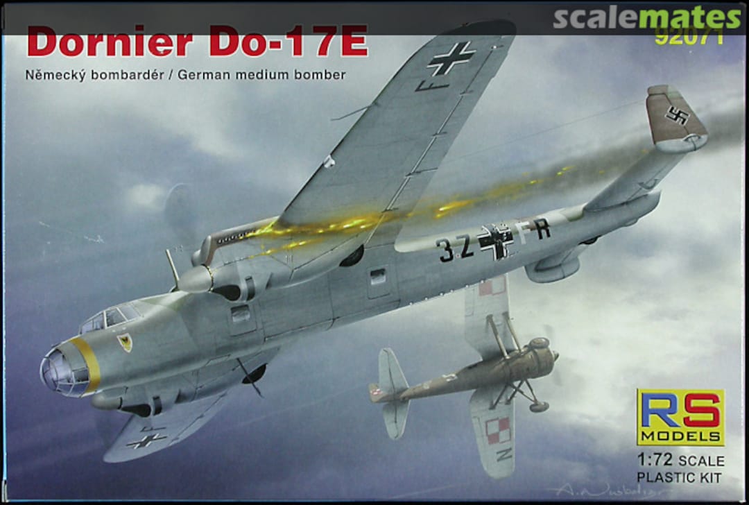 Boxart Dornier Do-17E 92071 RS Models Boxart Dornier Do-17E 92071 RS Models