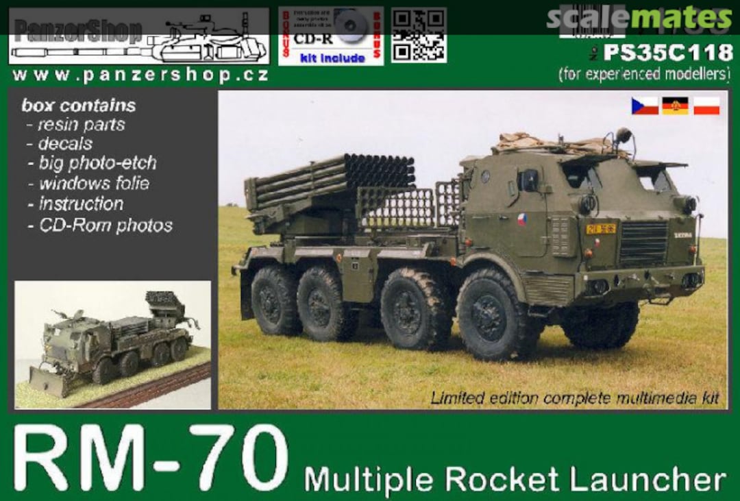 Boxart RM-70 Multiple Rocket Launcher PS35C118 PanzerShop Boxart RM-70 Multiple Rocket Launcher PS35C118 PanzerShop