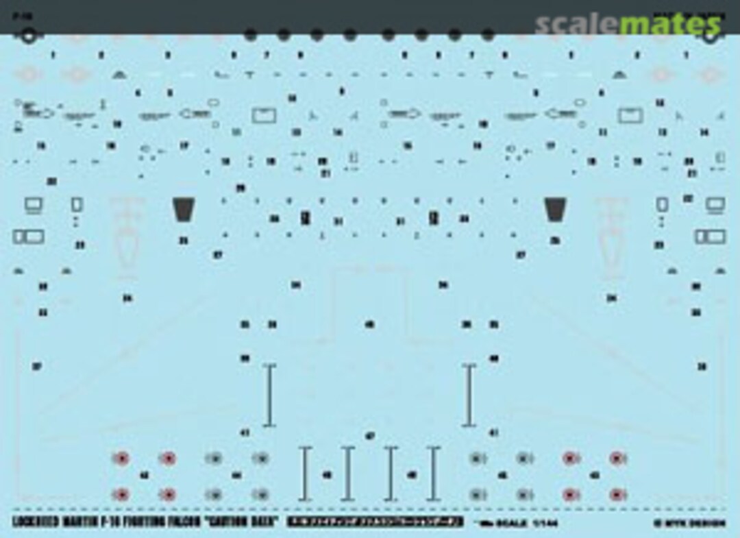 Boxart F-16 Fighting Falcon [Caution Data] A-355 MYK Design