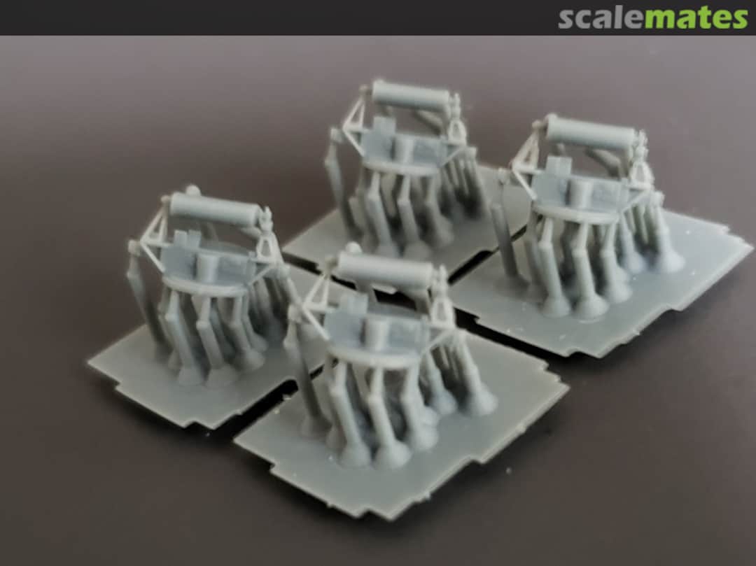 Boxart Mk.34 Fire Control Directors with Mk.13 Radar Antennas, World War Two 600-Mk34 WW2-4 Model Monkey Boxart Mk.34 Fire Control Directors with Mk.13 Radar Antennas, World War Two 600-Mk34 WW2-4 Model Monkey