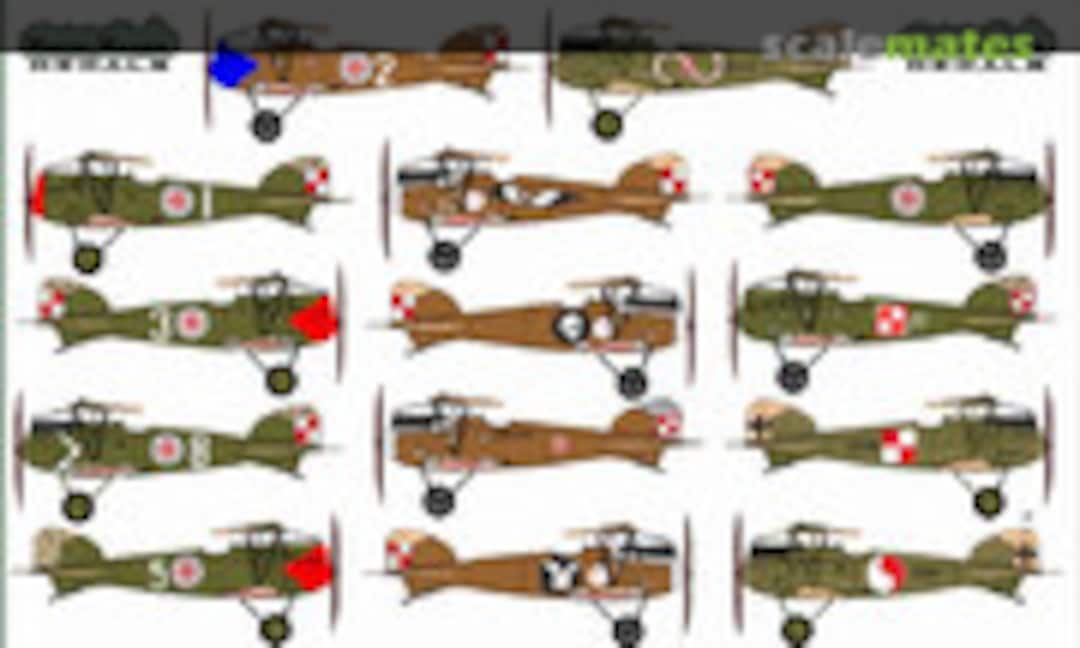 1:48 Albatros D.III (OEF) in Polish Service + Flik 3J Polish pilots planes (ModelMaker D48100) D48100