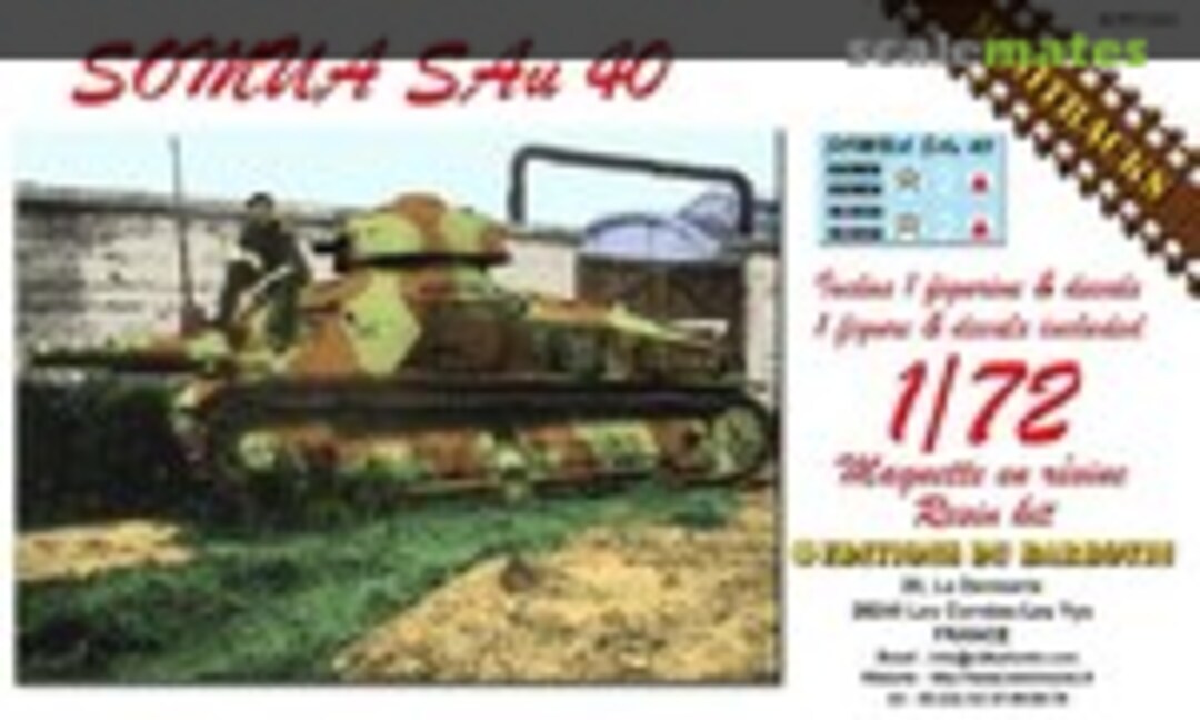 1:72 Somua SAu 40 (Editions du Barbotin MT72004) MT72004
