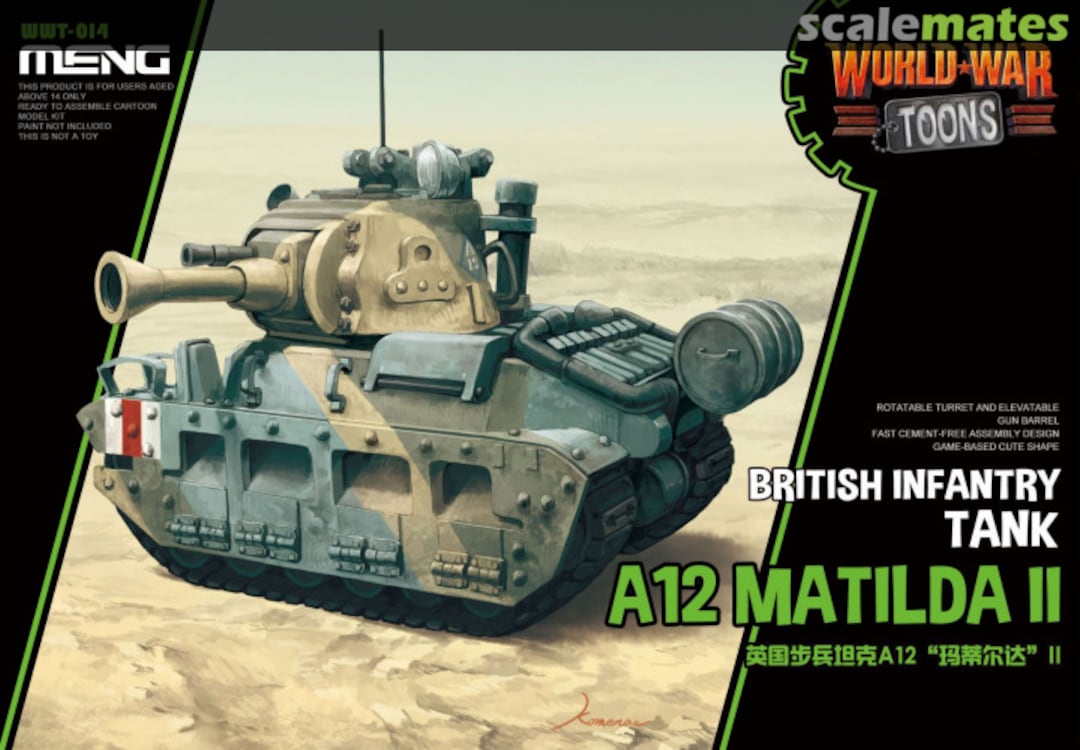 Boxart A12 Matilda II WWT-014 Meng Model Boxart A12 Matilda II WWT-014 Meng Model
