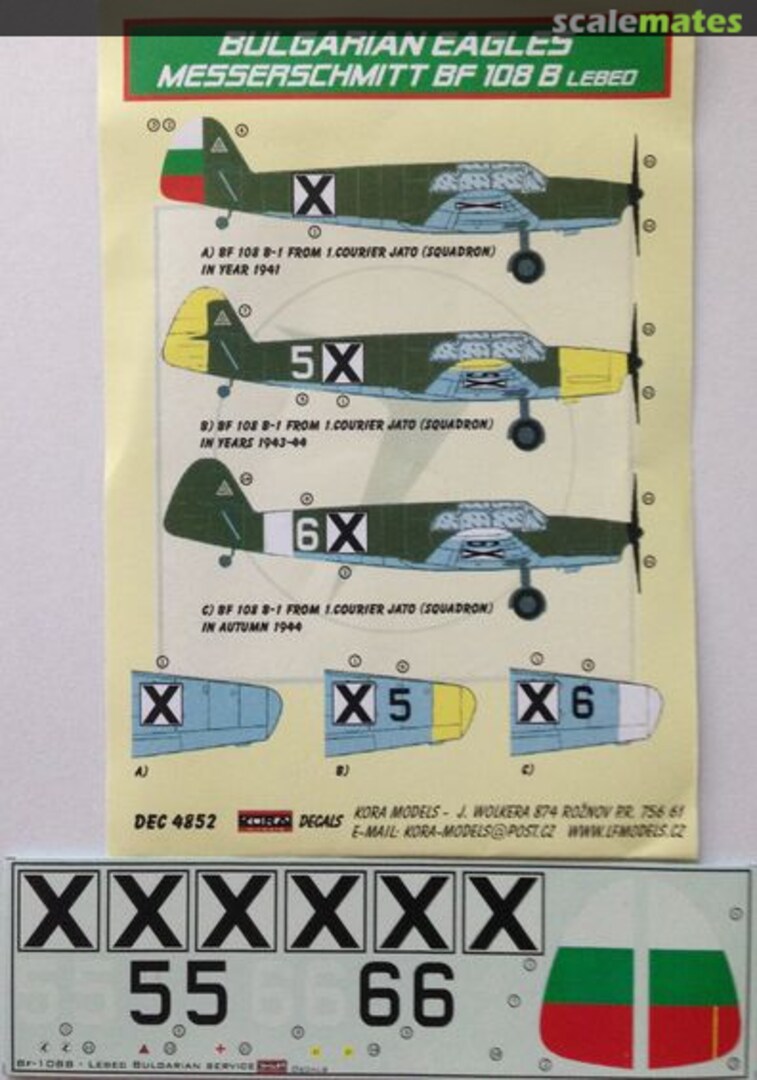 Boxart Messerschmitt Bf 108 B Lebeo DEC4852 Kora Models Boxart Messerschmitt Bf 108 B Lebeo DEC4852 Kora Models