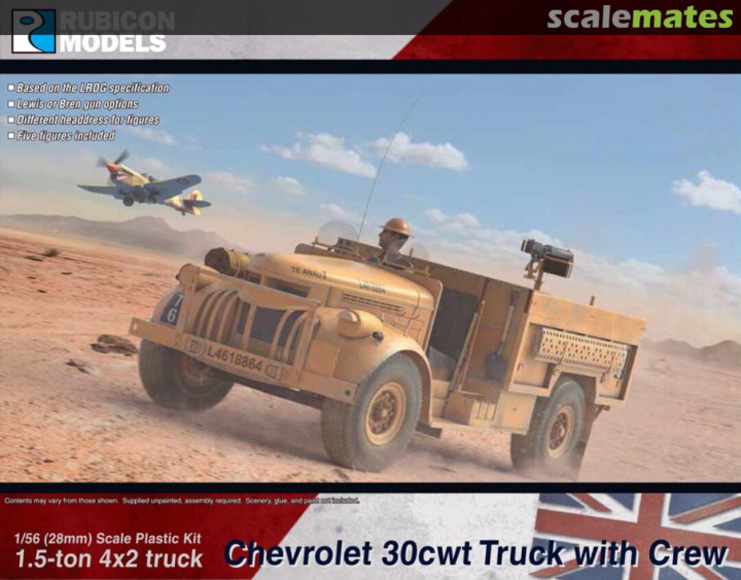 Boxart Chevrolet 30cwt Truck with Crew 280075 Rubicon Models