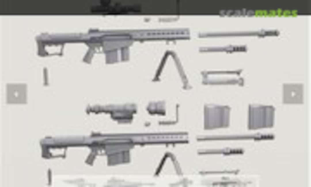 1:35 Barrett M107A1 Sniper Rifle set (Legend Productions LF3D077) LF3D077