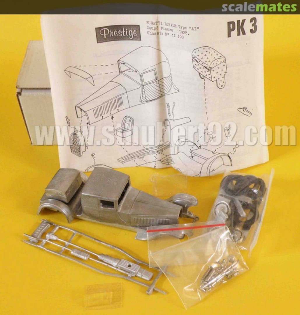 Contents Bugatti Royale type 41 Coupé Fiacre PK.03 Prestige Contents Bugatti Royale type 41 Coupé Fiacre PK.03 Prestige