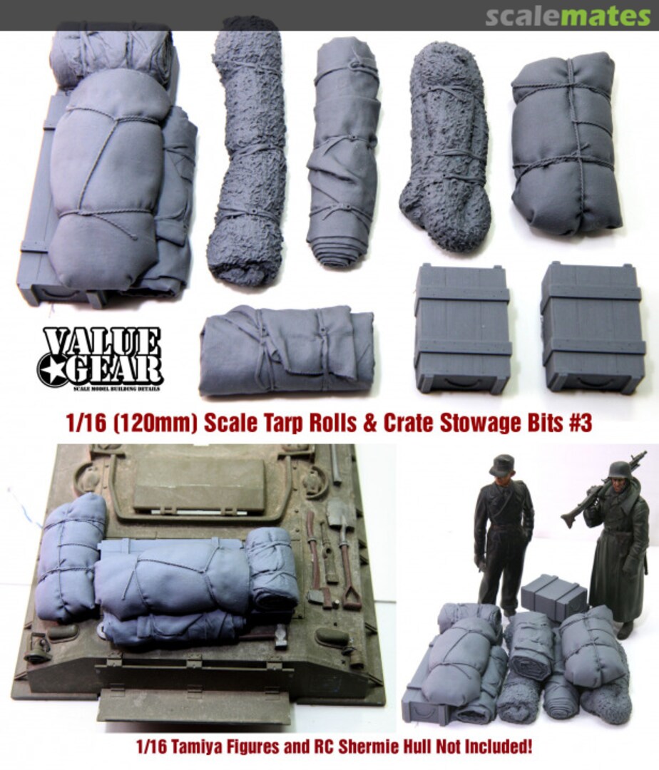 Boxart Tarp Rolls & Crate Stowage Bits #3 16-UTB-03 Value Gear