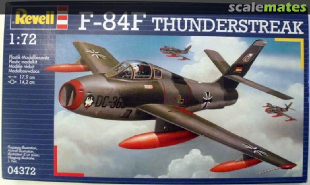 Boxart F-84F Thunderstreak 04372 Revell Boxart F-84F Thunderstreak 04372 Revell