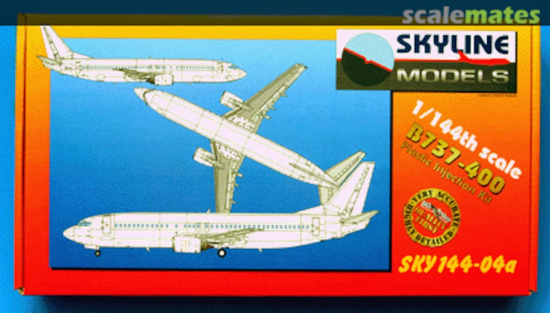 Boxart B737-400 SKY144-04a Skyline Models