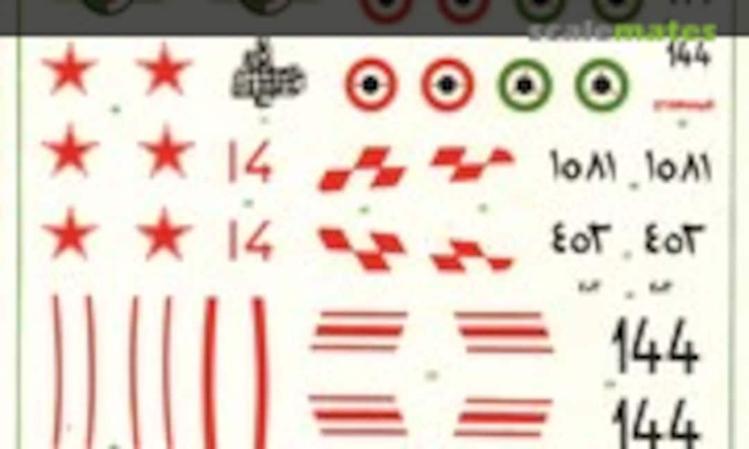 1:72 Mikoyan Mig-17PF (Kanga Decals 72-020) 72-020