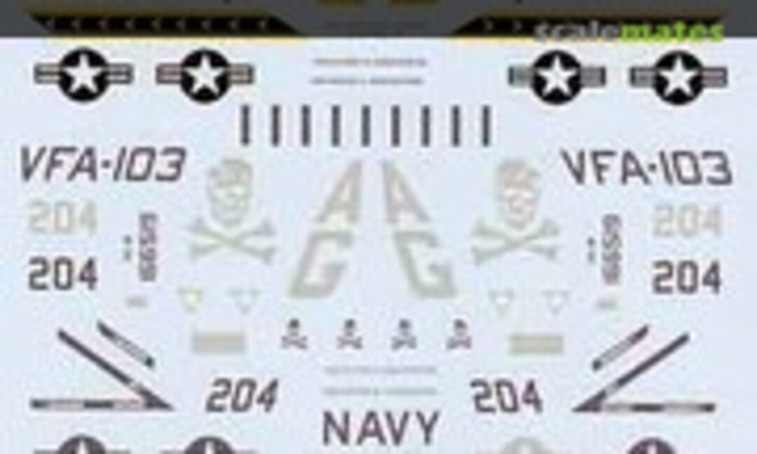 1:48 F/A-18F Super Hornet: VFA-103 CAG & Lo Viz Jet (Microscale 48-1149) 48-1149