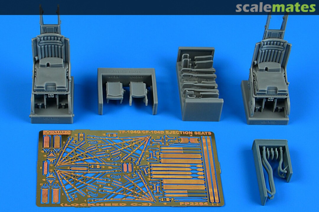 Boxart Lockheed TF-104G/CF-104D Starfighter - Ejection Seats (Lockheed C-2 type) 2284 Aires Boxart Lockheed TF-104G/CF-104D Starfighter - Ejection Seats (Lockheed C-2 type) 2284 Aires