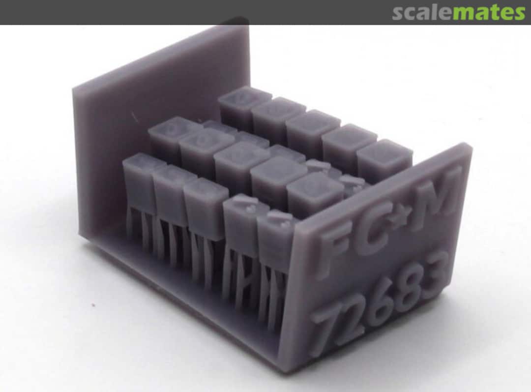 Contents Flimsy - British WWII Fuel Containers (3D-Printed) 72683 FC Model Trend