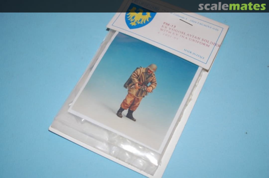 Boxart Ex Yugoslavian soldier with Ex Jna Uniform 91-94 FM13 Friulmodel Boxart Ex Yugoslavian soldier with Ex Jna Uniform 91-94 FM13 Friulmodel