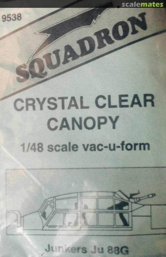 Boxart Junkers Ju 88G Canopy 9538 Squadron Boxart Junkers Ju 88G Canopy 9538 Squadron