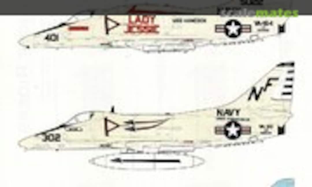 1:32 A-4E A-4F Skyhawk "West PAC Scooters" VA-93 VA-153 VA-164 (CAP Decals CAP32001) CAP32001