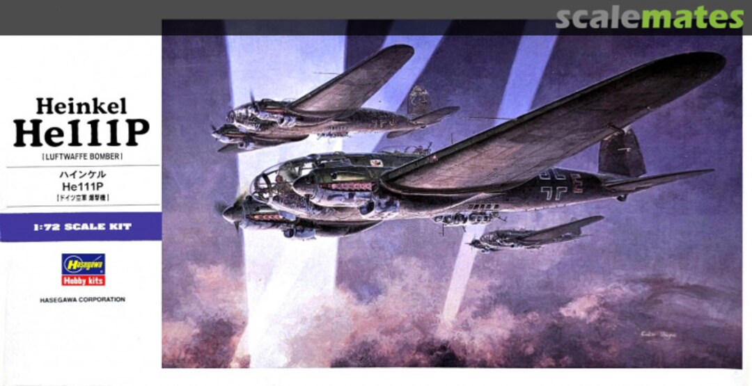 Boxart Heinkel He111P 00552 Hasegawa Boxart Heinkel He111P 00552 Hasegawa