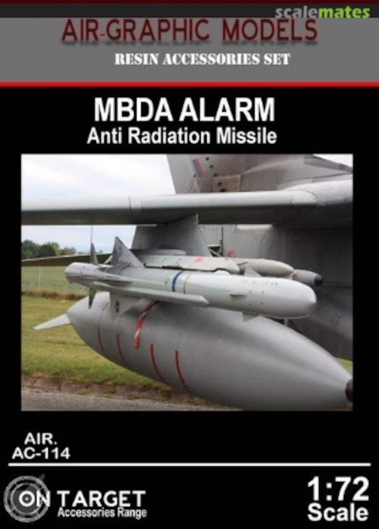 Boxart MBDA ALARM Anti Radiation Missile AIR.AC-114 Air-Graphics Models