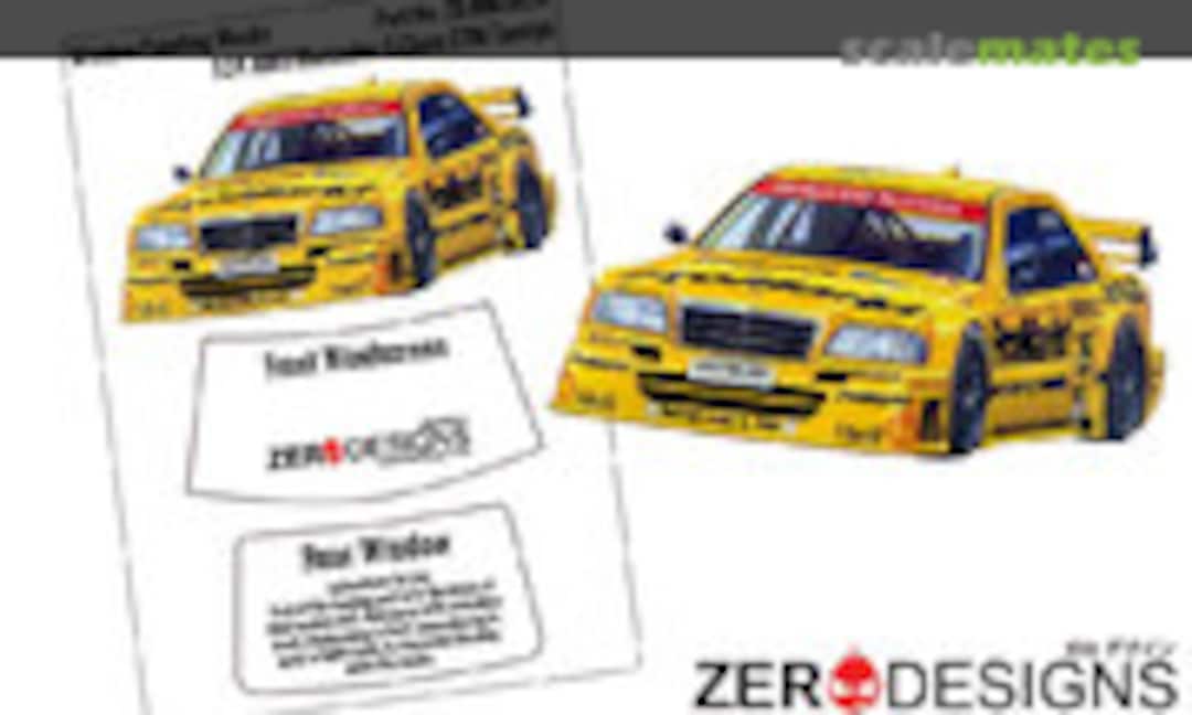 1:24 AMG Mercedes C-Class DTM Window Painting Masks (Tamiya) - Zero Paints (Zero Paints ZP-WM-0024) ZP-WM-0024